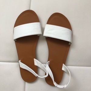 White Sandals forever 21